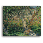 Leinwandbild - Claude Monet - Der Garten von Vétheuil, 1881