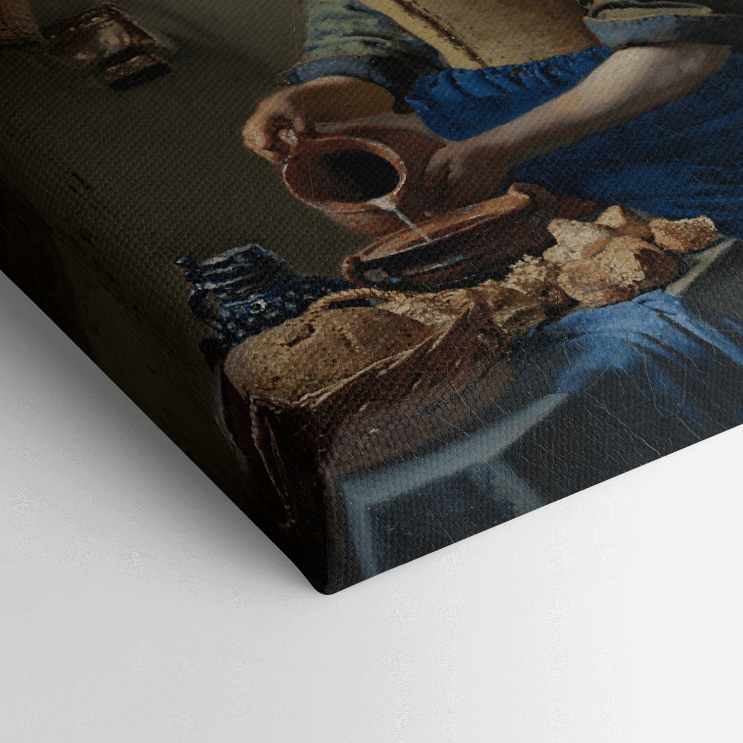 Leinwandbild - Johannes Vermeer - Die Milchmagt