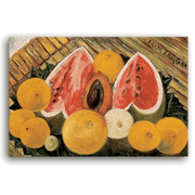 Leinwandbild - Frida Kahlo - Still Life with Watermelons
