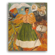 Leinwandbild - Frida Kahlo - Marxism Will Give Health to the Ill