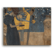 Leinwandbild - Gustav Klimt - Die Musik