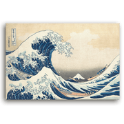 Leinwandbild - Katsushika Hokusai - Great Wave - Die große Welle vor Kanagawa