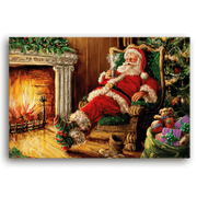 Leinwandbild - Santa likes hot milk