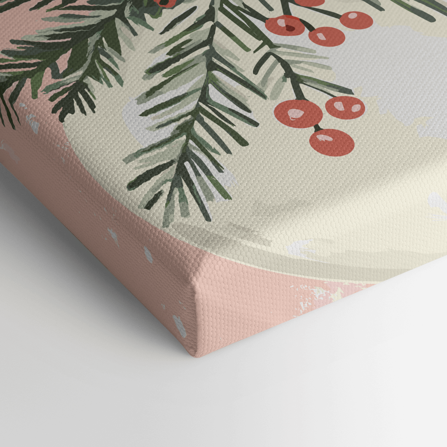 Leinwandbild - Joyful Christmas Bauble